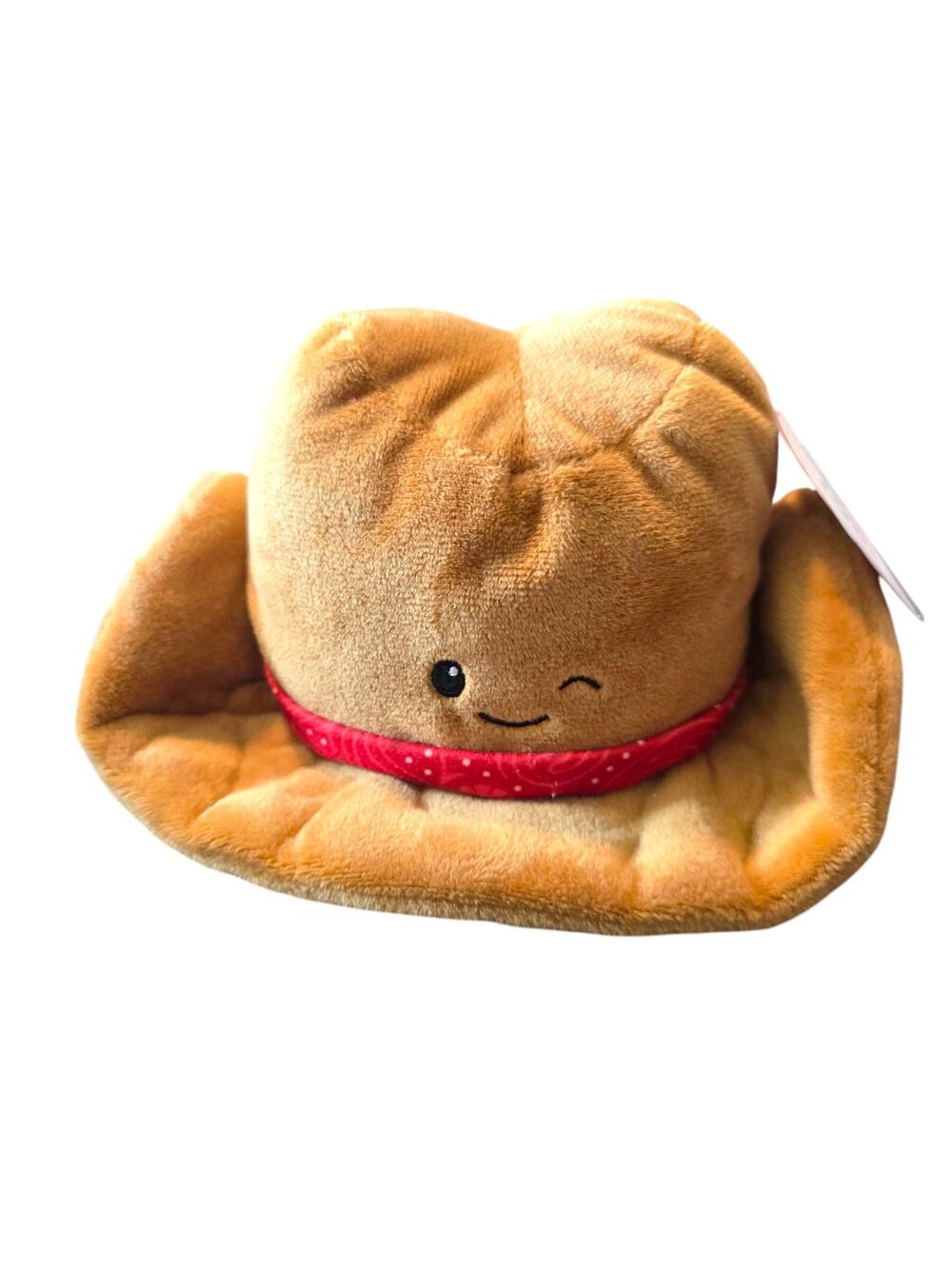 Gigglescape Cowboy Hat  Plush Stuffed Animal Toy New Collectible Brown